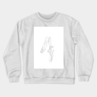 Ballet Pointe Shoes Crewneck Sweatshirt